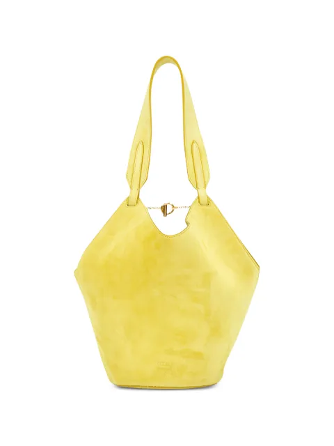 KHAITE mini Lotus chain tote bag Yellow H2056726414