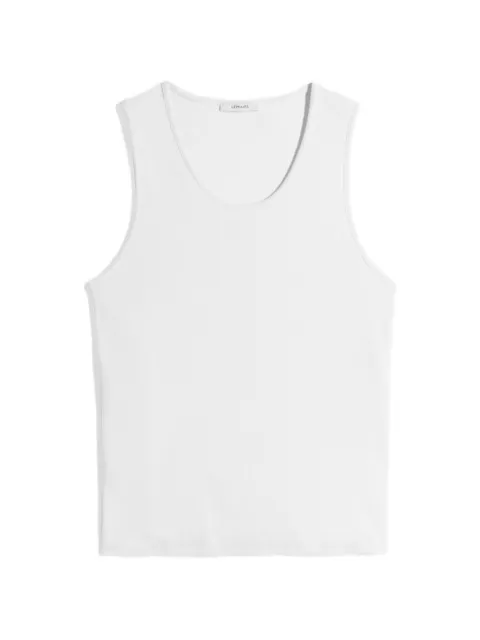 LEMAIRE ribbed tank top White TS0006LJ1030
