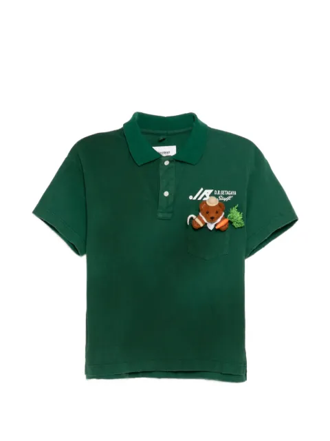 Doublet My Workwear Bear polo shirt Green 26SS41CS42
