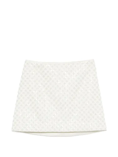 Dorothee Schumacher embellished mini skirt Neutrals 348605