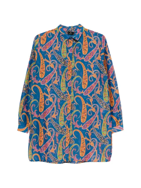 ETRO paisley-print shirt Blue WRIA0103AKG57