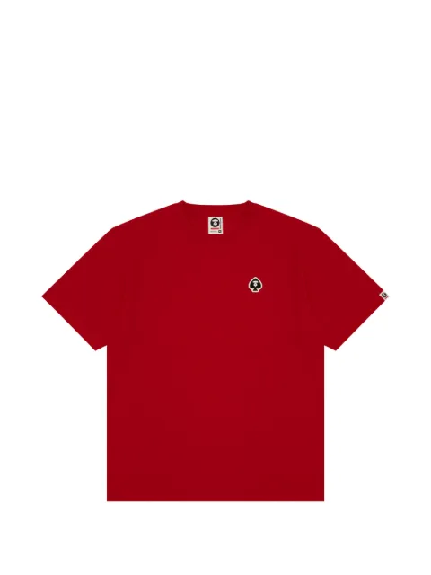 AAPE BY *A BATHING APE® logo-patch T-shirt Red ATE1809XXQ