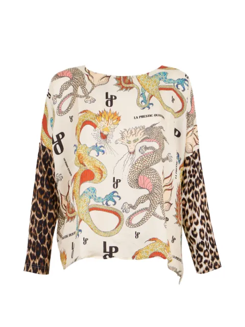 La Prestic Ouiston Summertime top Neutrals SP26WTP01A