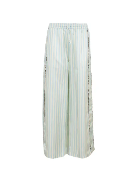 La Prestic Ouiston Giudecca striped-trim trousers Neutrals SP26WPA27A