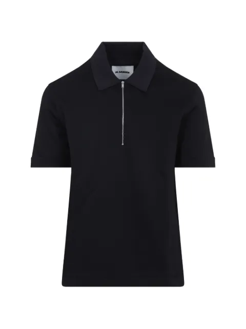 Jil Sander zip polo shirt Black J61GL0002J20336
