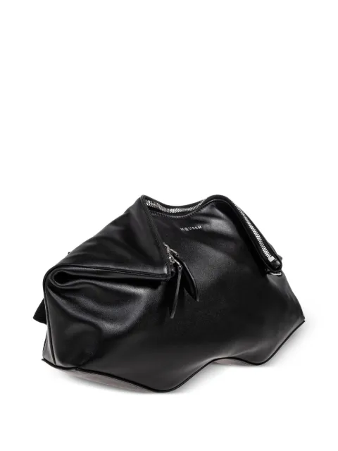 Alexander McQueen zipped leather clutch bag Black 8564151AAWB