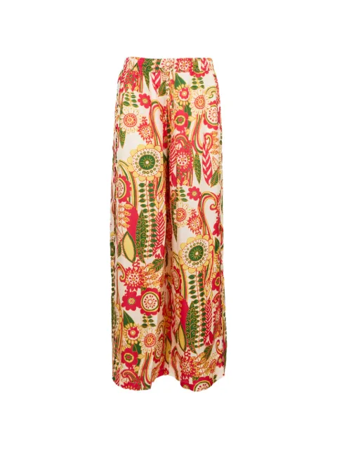 La Prestic Ouiston Giudecca floral trousers Pink SP26WPA27A