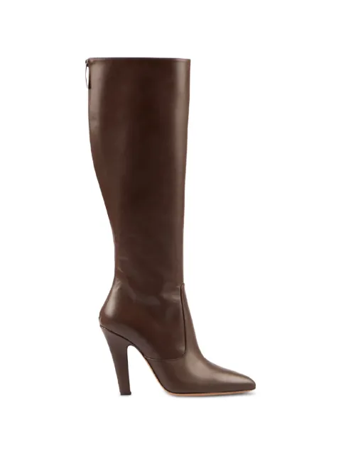 Paris Texas Elsa pointed knee-length boots Brown PX1794XVT01
