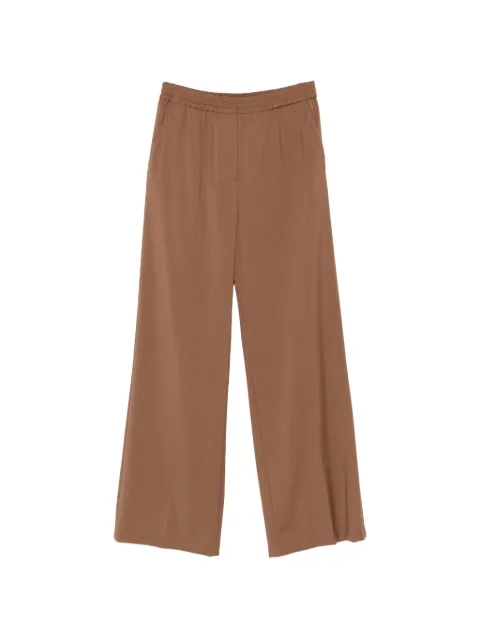Weekend Max Mara elasticated wide-leg trousers Brown 2615131071600