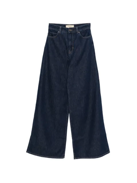 Weekend Max Mara five-pockets wide-leg jeans Blue 2615181041600
