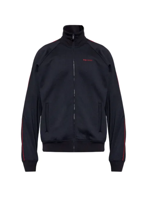 Alexander McQueen zip-up sweatshirt Black 852204QXACH