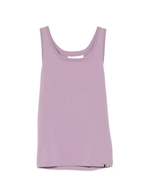 extreme cashmere Nº453 Claudia scoop-neck tank top Purple NO453
