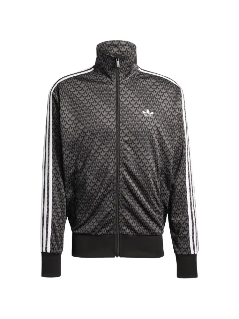 adidas Firebird patterned zip sweatshirt Grey KC9158