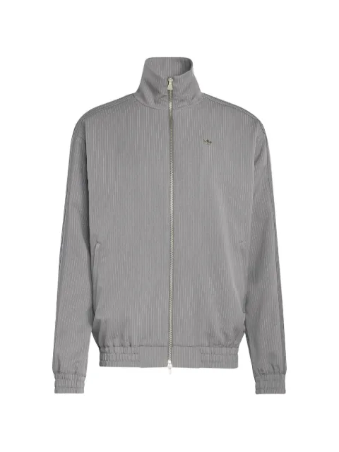 adidas pinstripe zip sweatshirt Grey KD2256