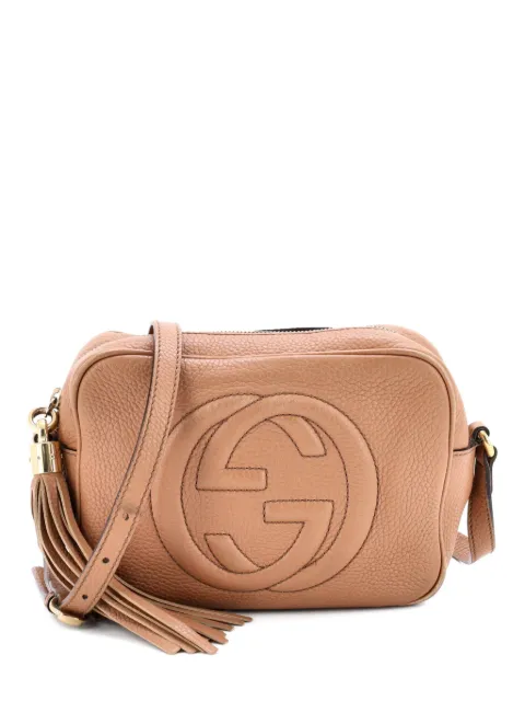 Gucci Pre-Owned Soho Disco Leather Small crossbody bag Neutrals Q15V4QVW699ZSWHE