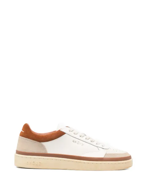 GHŌUD suede-panel sneakers White PBLM