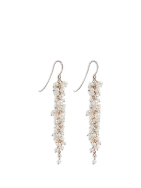FREYA ROSE pearl drops earrings Silver DELICATEPEARLDROPS