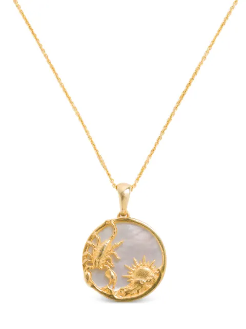 FREYA ROSE Scorpio necklace Gold GOLDZODIACNECKLACE