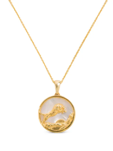 FREYA ROSE Leo Zodiac pendant necklace Gold GOLDZODIACNECKLACE