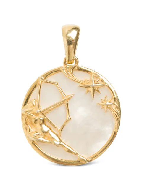 FREYA ROSE Sagittarius star-sign pendant Gold GOLDZODIACPENDANT