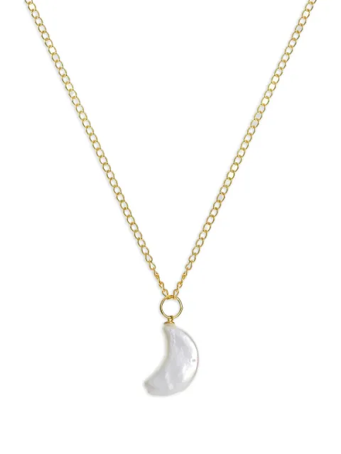 FREYA ROSE moon pearl necklace Gold MPNECKLACE
