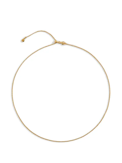 FREYA ROSE adjustable gold chain necklace Gold ADJUSTABLECHAINNECKLACE18CTGOLDPLATED