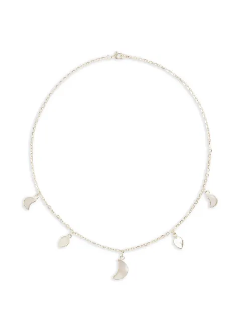 FREYA ROSE moon-charm necklace Silver PETITEMOONNECKLACESILVER