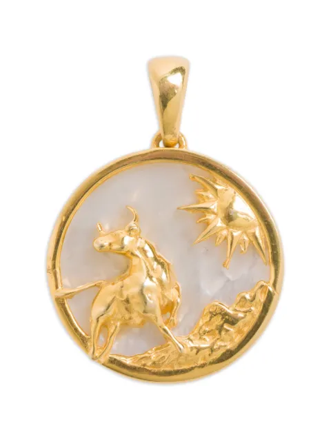 FREYA ROSE Taurus pendant Gold GOLDZODIACPENDANT