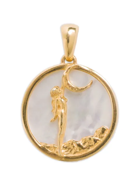 FREYA ROSE Virgo star-sign necklace Gold GOLDZODIACPENDANT