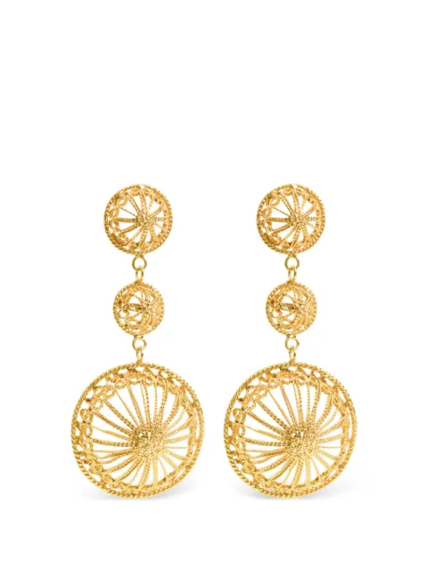FREYA ROSE x Turquoise Mountain Amira earrings Gold AMIRA