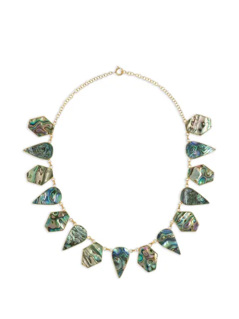 FREYA ROSE Warrioress Paua pendant necklace Gold WARPAUNECK