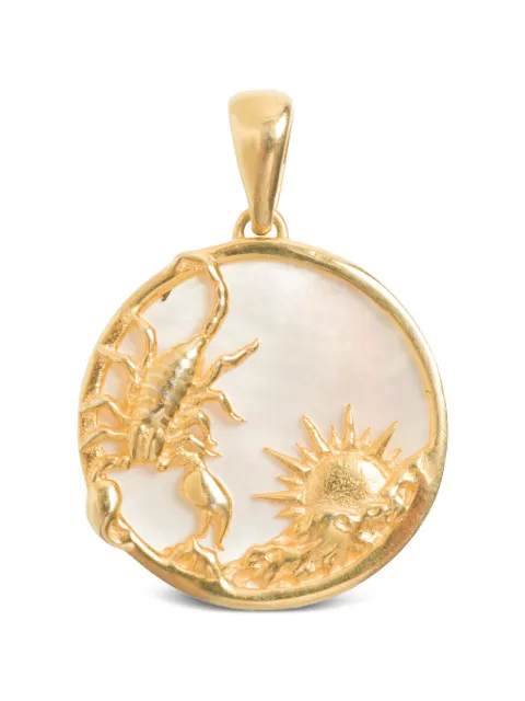 FREYA ROSE Scorpio Zodiac pendant Gold GOLDZODIACPENDANT