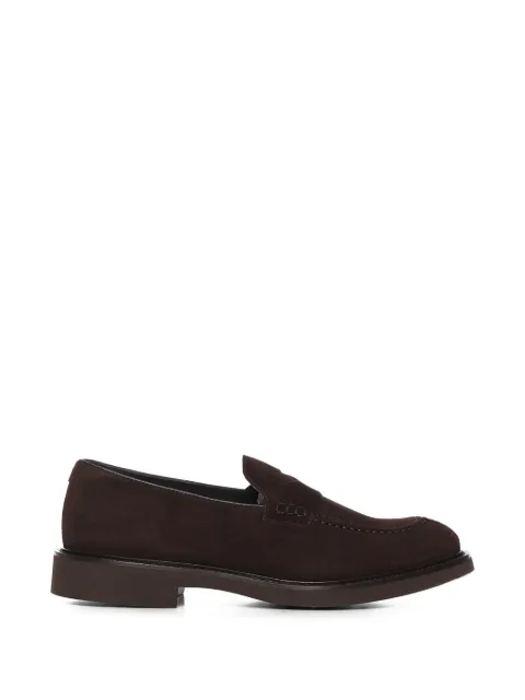 Doucal's panelled suede loafers Brown DU3467VEROUF009TM23