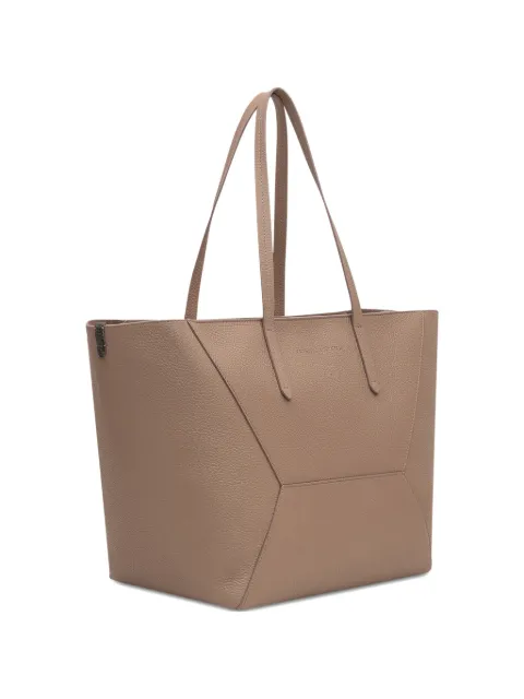 Brunello Cucinelli BC Duo panelled tote bag Neutrals MBDKD2571C2767