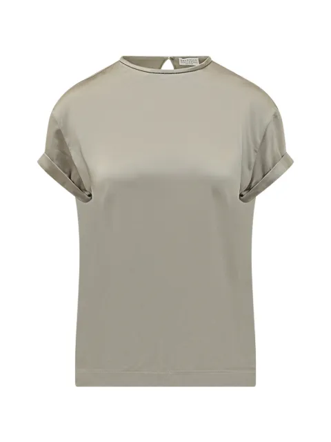 Brunello Cucinelli rolled-sleeve t-shirt Neutrals M0C59DE310C9125