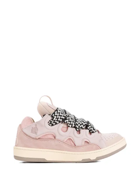 Lanvin zigzag-laces sneakers Pink FUSKDK12DRA3P26