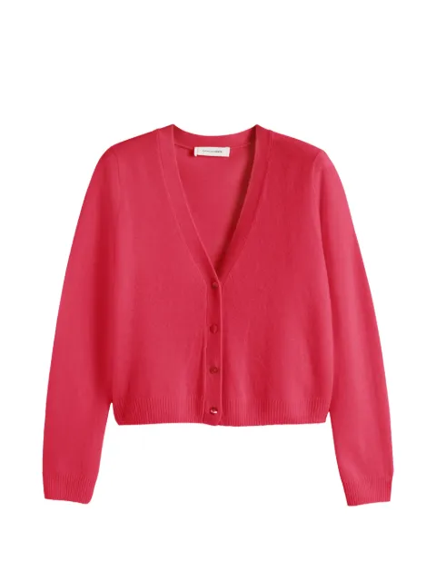 Chinti & Parker V-neck cardigan Pink KSS2664WATERMELONPINK