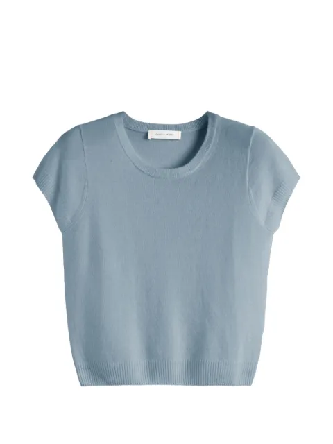 Chinti & Parker round-neck T-shirt Blue KSS2662SKYBLUE