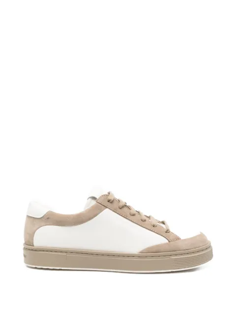 Emporio Armani suede-panel sneakers White EM004784AF23198