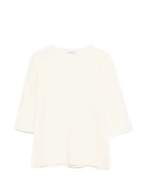 Max Mara quarter-sleeve T-shirt Neutrals 2611361028600