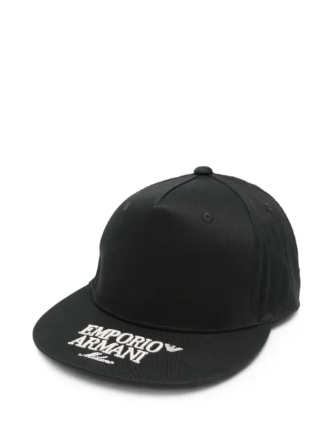 Emporio Armani logo baseball hat Black EM004848AF23345