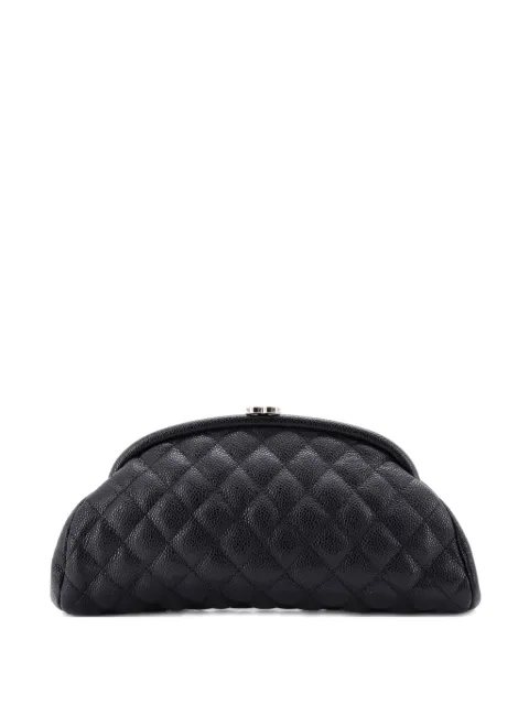 CHANEL Pre-Owned Timeless Quilted Caviar clutch bag Black U41A9WT2FMJELRAH