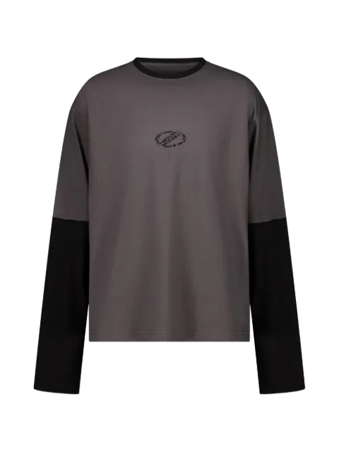 We11done long-sleeve T-shirt Grey WDTT026760U