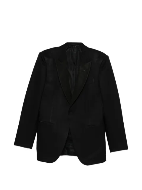TOM FORD Dyllan welt-pocket blazer Black JEMPG1WSS63