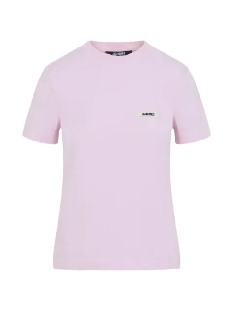 Jacquemus the Gros Grain short-sleeve T-shirt Pink TSW00550AJ00029