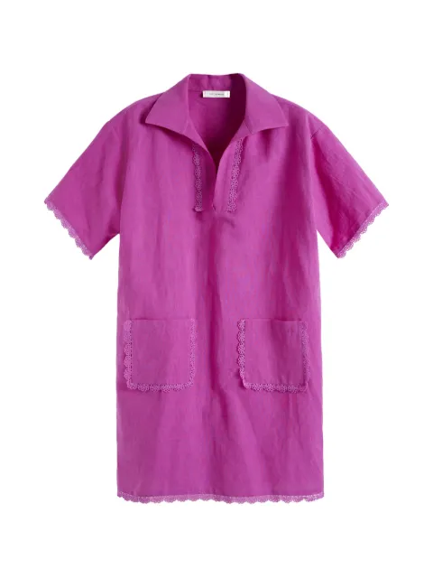 Chinti & Parker short-sleeve mini dress Purple DSS2612MAGENTA
