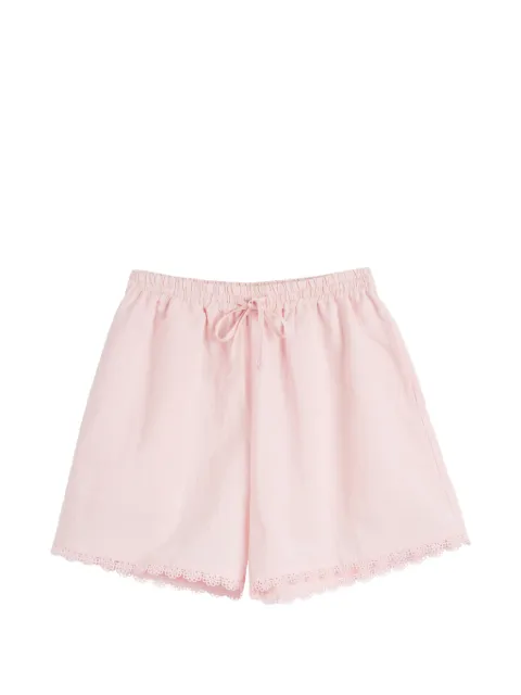 Chinti & Parker scallop-trim shorts Pink PSS2605LIGHTPINK