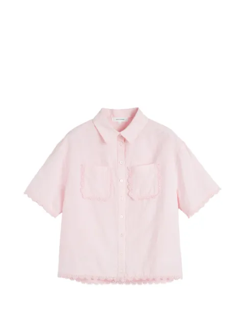 Chinti & Parker scallop-trim shirt Pink TSS2611LIGHTPINK