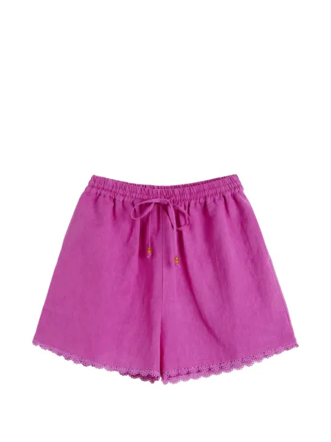 Chinti & Parker scallop-trim shorts Pink PSS2605MAGENTA