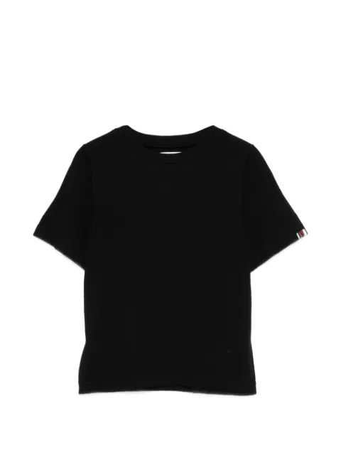 extreme cashmere Tina logo T-shirt Black NO267
